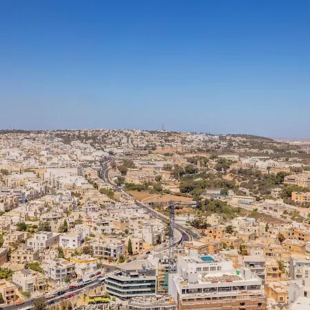 Luxury High-rise Mercury Tower Appartement San Ġiljan